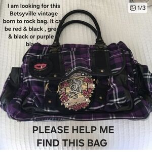 In Search Of This Betsy Johnson Vintage Bag.